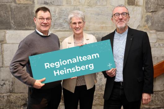 Regionalteam Heinsberg (v.l.)- Regionalvikar Markus Bruns, Dr. Elisabeth Gerards, Stephan Lütgemeier