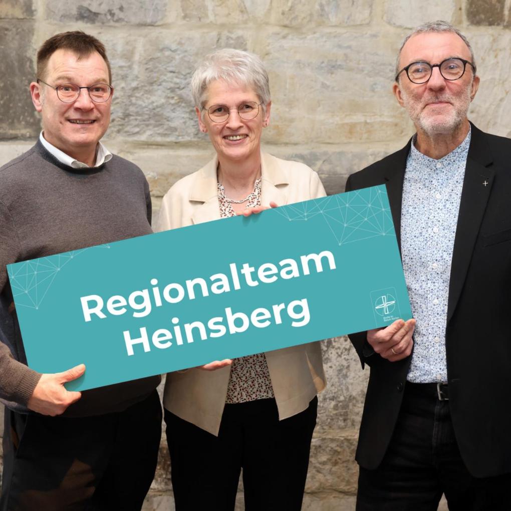 Regionalteam Heinsberg (v.l.)- Regionalvikar Markus Bruns, Dr. Elisabeth Gerards, Stephan Lütgemeier