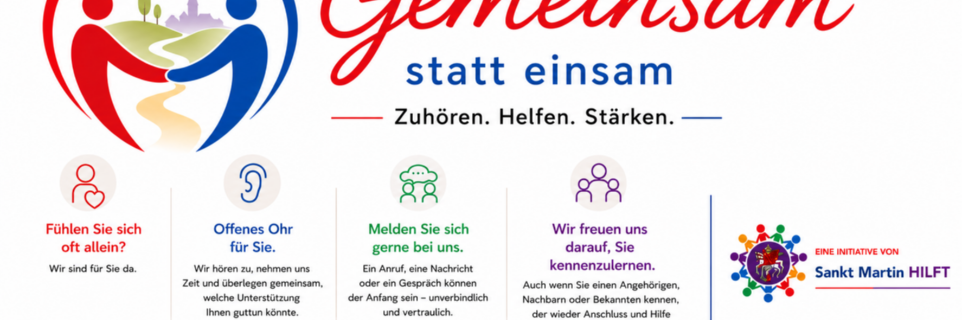 Gemeinsam statt einsam SliderHomepage
