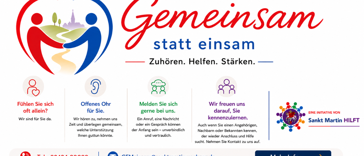 Gemeinsam statt einsam SliderHomepage