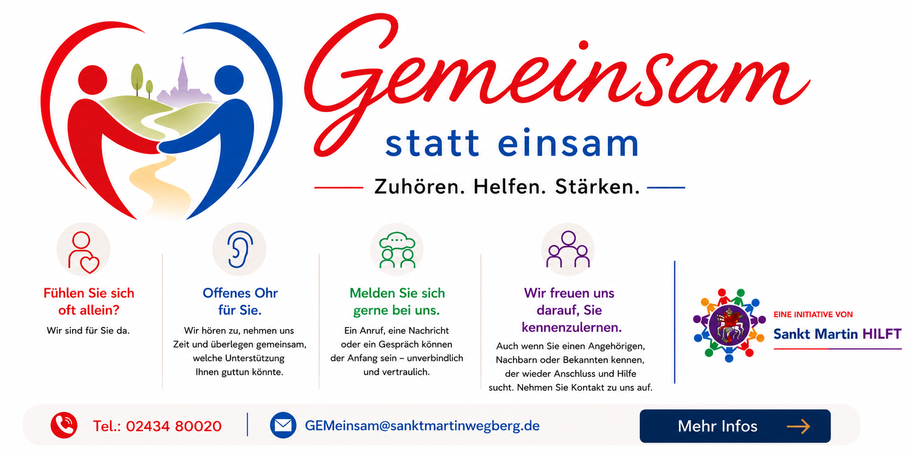 Wir sind für sie da!