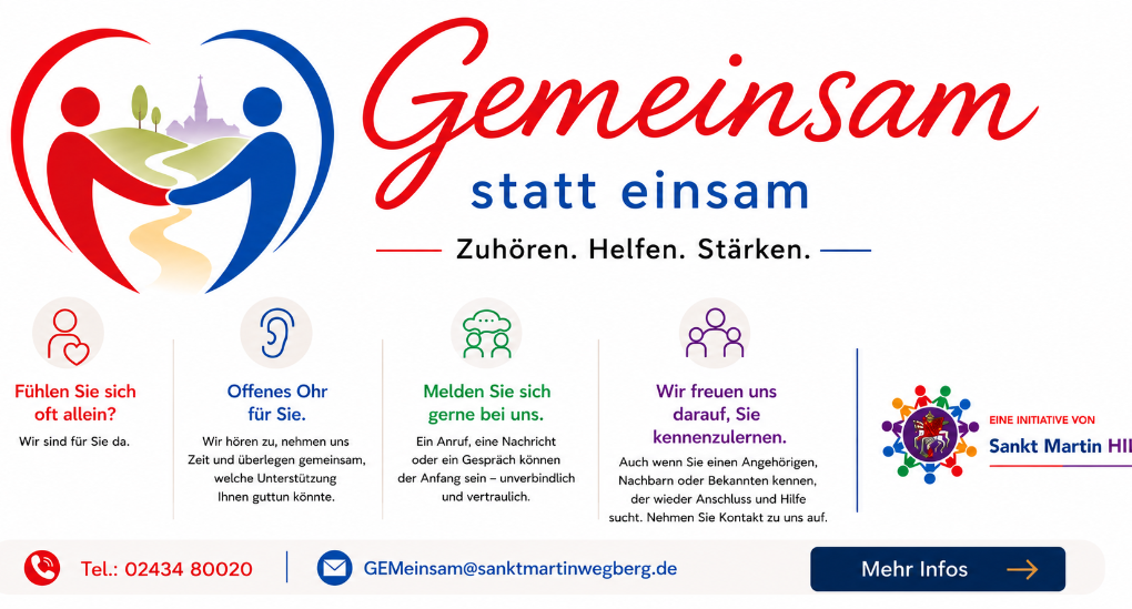 Gemeinsam statt einsam SliderHomepage