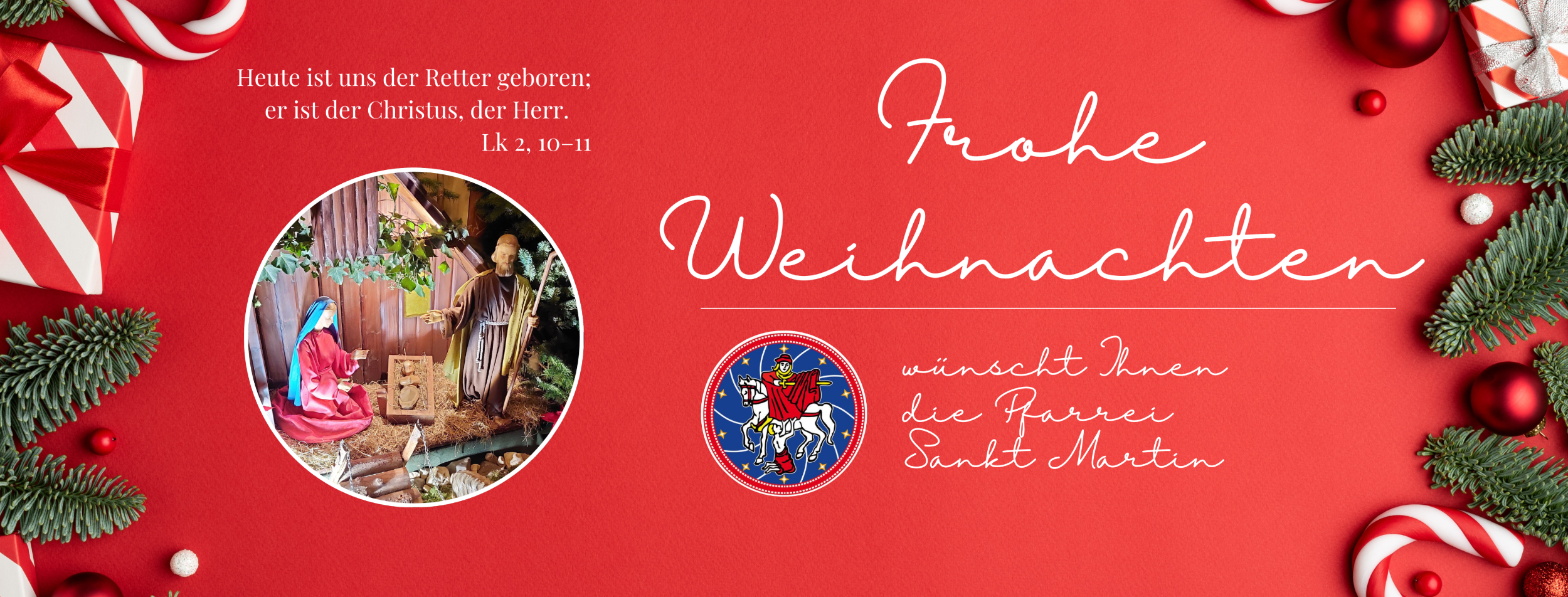 Weihnachtsgruß Pfarrei Sankt Martin