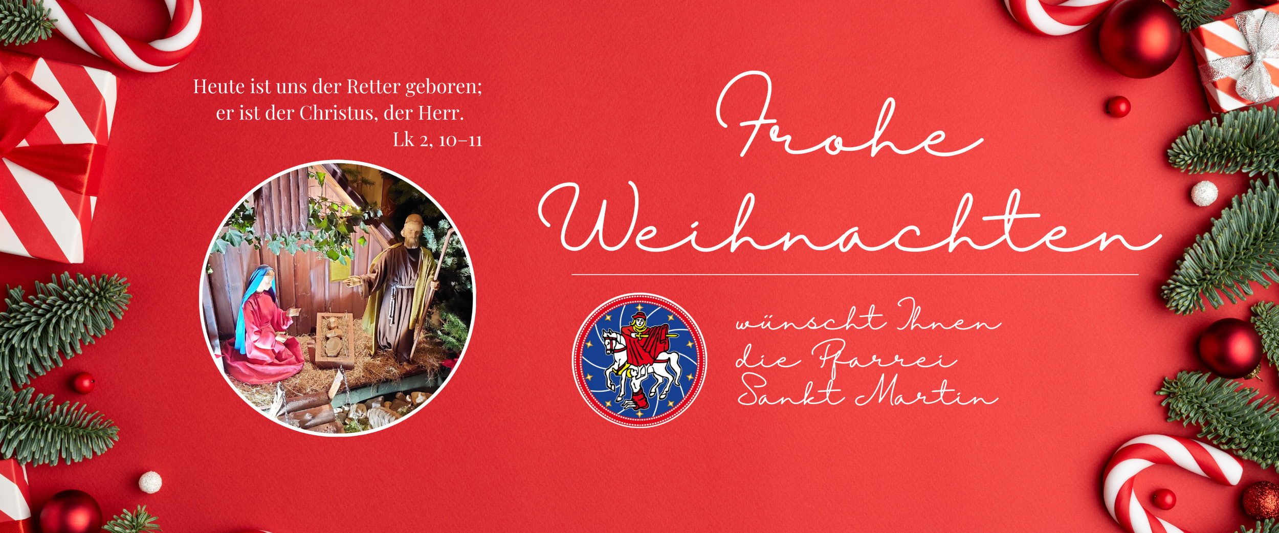 Weihnachtsgruß Pfarrei Sankt Martin